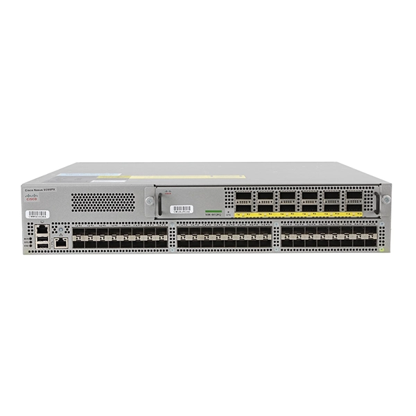 Cisco Nexus 9396PX. Switch type: Managed, Switch layer: L3. MAC address table: 96000 entries. Power connector: DC-in jack. Rack mounting