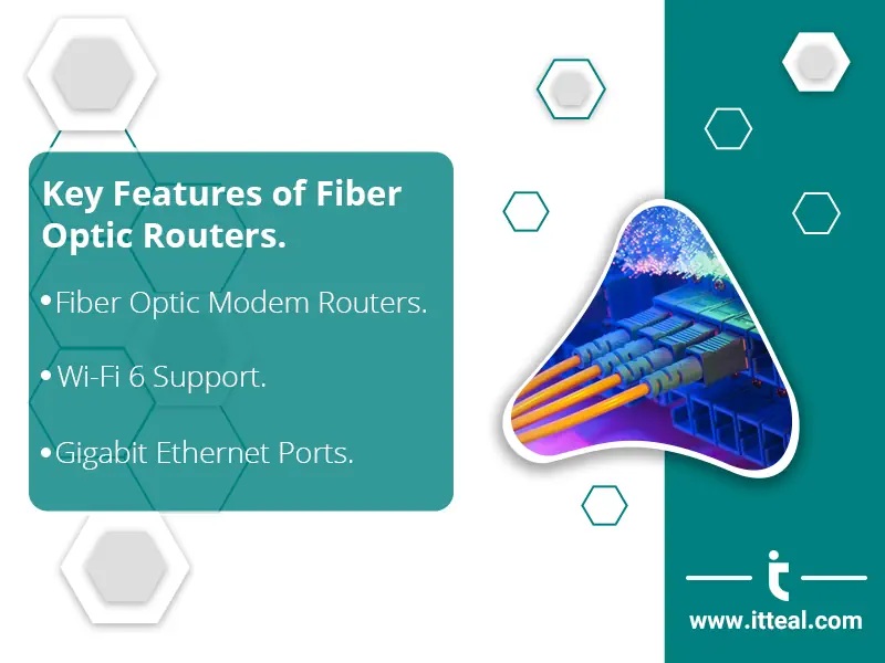 key features of fiber optic routers