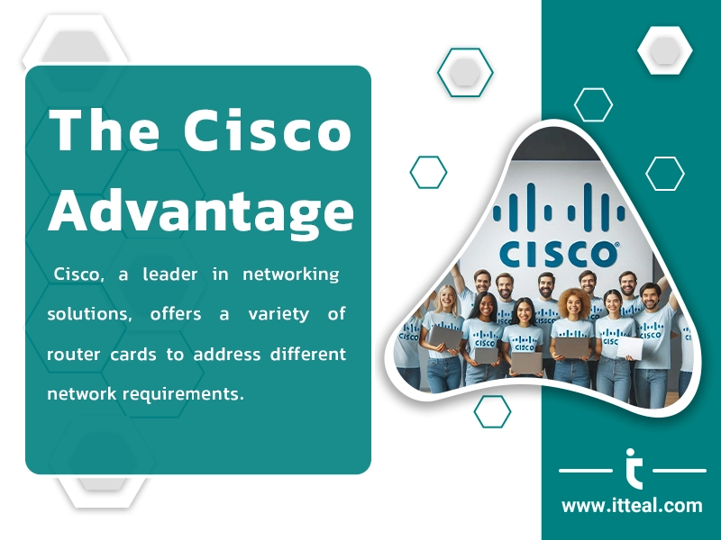 Cisco is a leader in networking solutions, offering a variety of router cards.