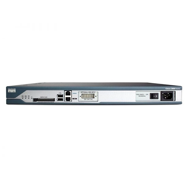 Cisco 2811 Router includes 1 x console - RJ-45 and 1 x auxiliary - RJ-45