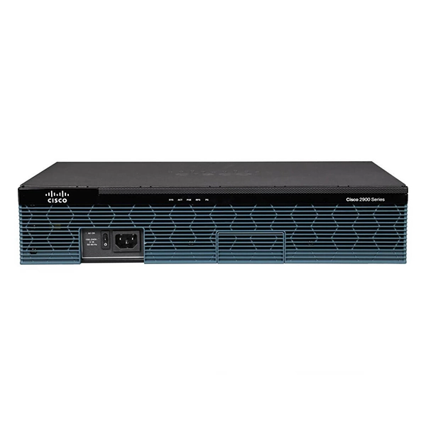 The Cisco 2911 Router 2900 series provides the possibility of simultaneous deployment in high-speed WAN environments. Service activation is enabled up to 75 Mbps.