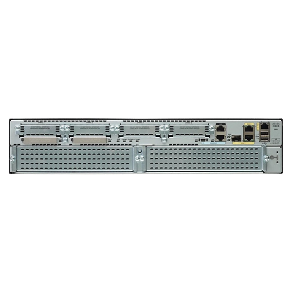 Cisco 2951 Router 2 Rack-mountable has 2 service module slot and 4 Enhanced high-speed WAN interface card (EHWIC) slots.