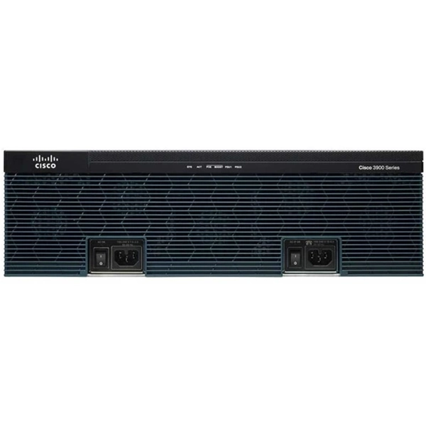 Cisco 3945 Router provides excellent voice services for organizations with its advanced capabilities. This audio router also provides high-performance audio switching, routing, and gateway functions in one platform.