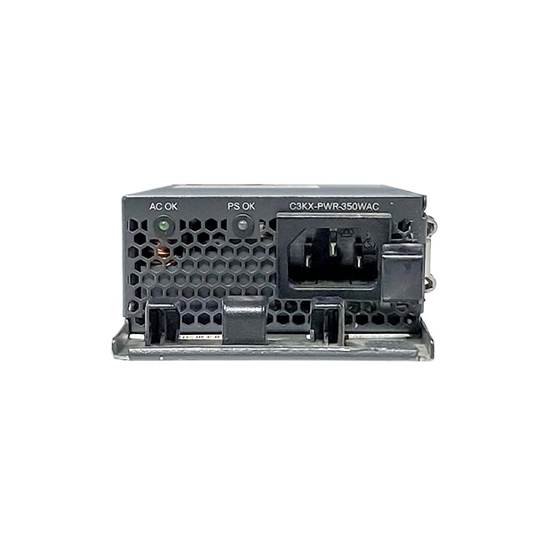 Cisco C3KX-PWR-715WAC has advanced features such as high energy efficiency, saving money on electricity consumption and at the same time reducing environmental impact. It also supports different input voltage levels from 100V to 240V, which ensures compatibility with different electrical systems.