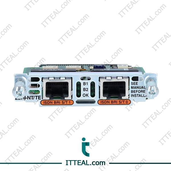 Cisco VIC2-2BRI-NT/TE is a dual port audio interface card for routers. This router has the ability to be compatible with different routers, and this causes the installation of that product.