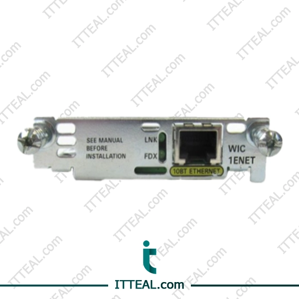 Cisco WIC-1ENET is a Wired Connectivity technology and It is for connecting a Cisco router to multiple Ethernet networks.