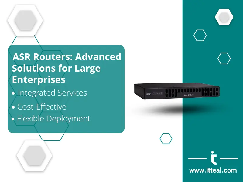  A black Cisco ASR router for large enterprises