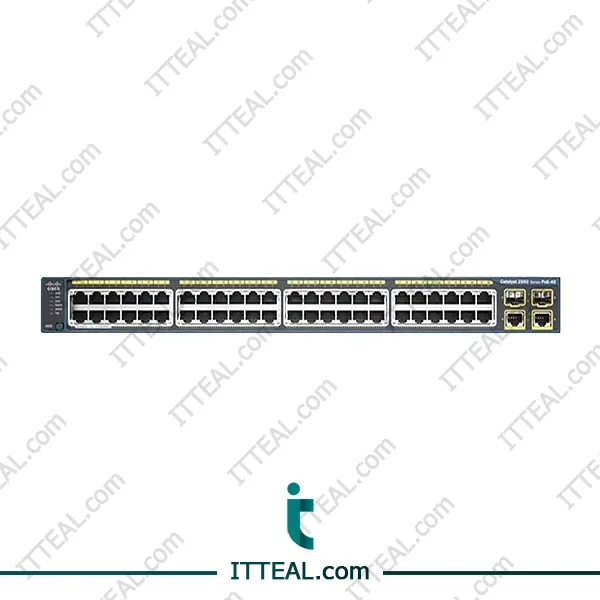 Cisco WS-C2960-48TC-S 48 Fast Ethernet ports, Layer 2