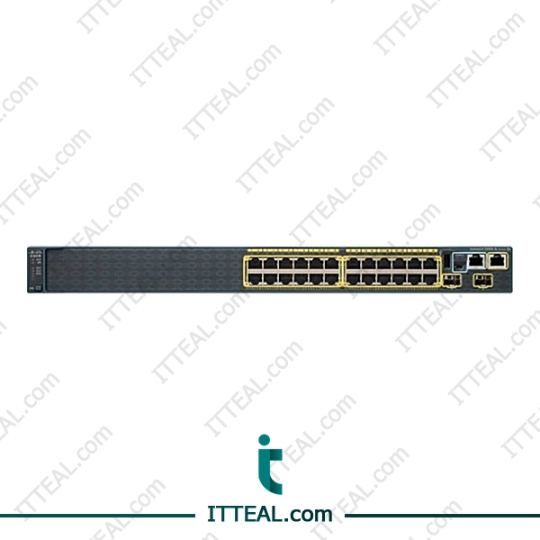 Front view of the Cisco WS-C2960S-24TS-S Catalyst