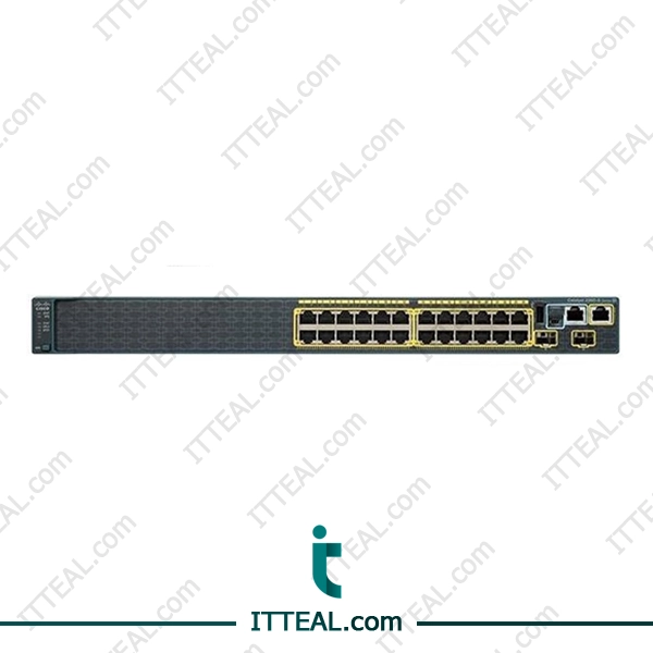 Front view of Cisco WS-C2960S-F24TS-L Catalyst