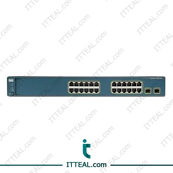 Front view of Cisco WS-C3560-24TS-S Catalyst