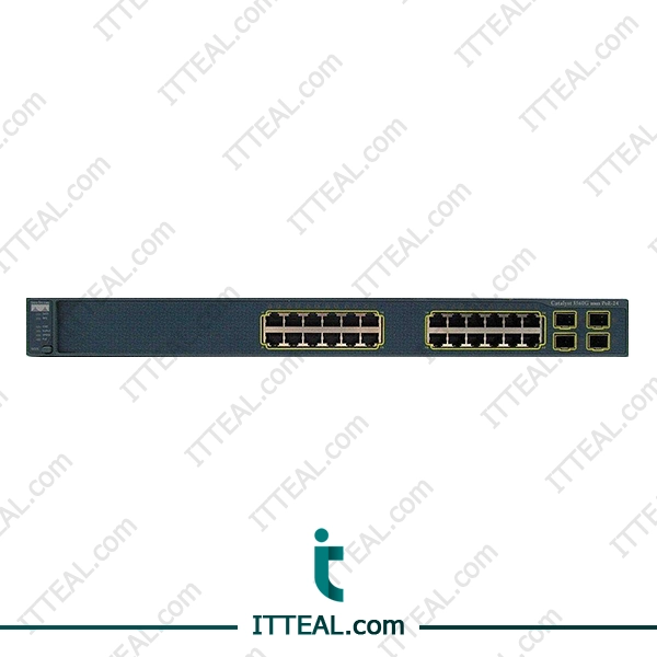 Front view of the Cisco WS-C3560G-24TS-S Catalyst