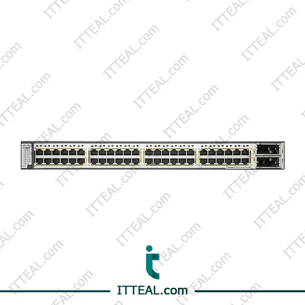 Cisco WS-C3750E-48PD-SF 48 Gigabit ports, 4 SFP uplinks