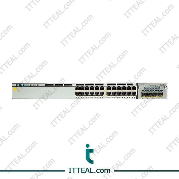 Cisco WS-C3750X-24T-L 24 Gigabit ports, stackable with 64 Gbps throughput