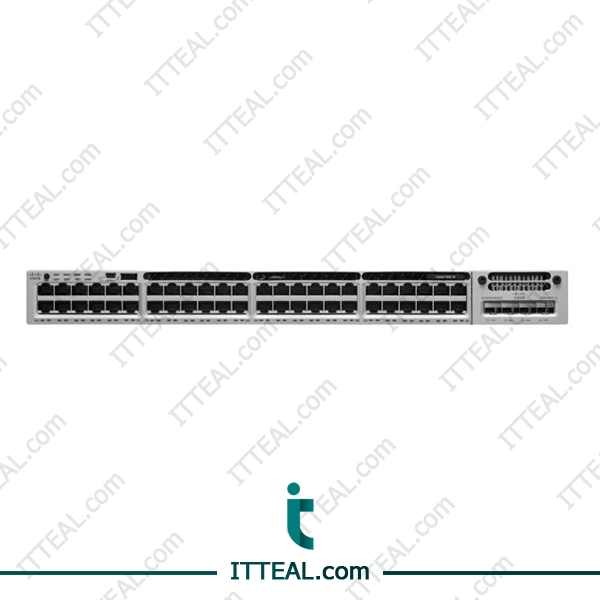 Front view of Cisco WS-C3850-48F-L Catalyst