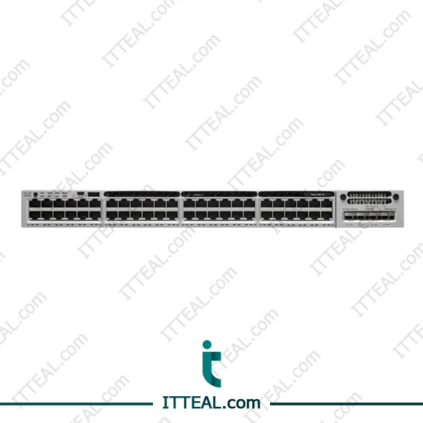 Front view of Cisco WS-C3850-48F-S Catalyst