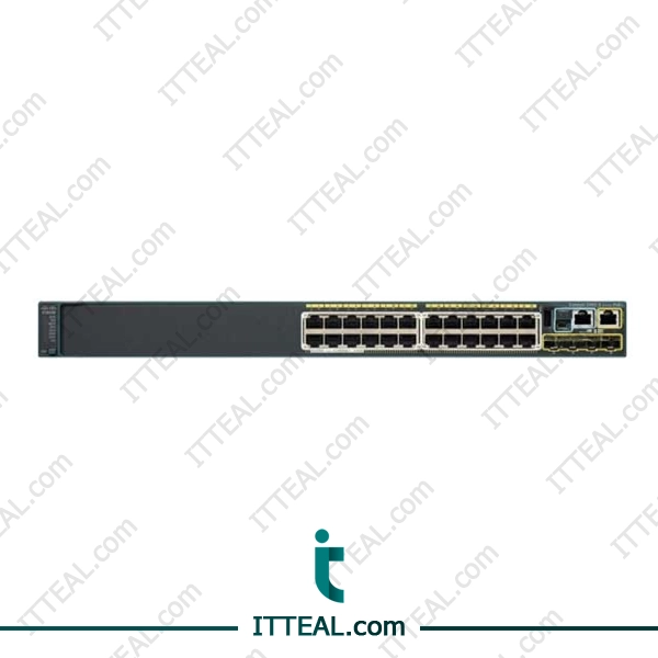 Front view of Cisco WS-C2960S-24PS-L Catalyst