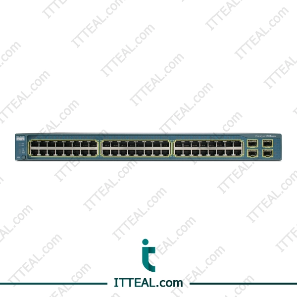 Front view of Cisco WS-C3560G-48TS-S Catalyst