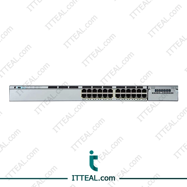 Front view of Cisco WS-C3750X-24P-S Catalyst