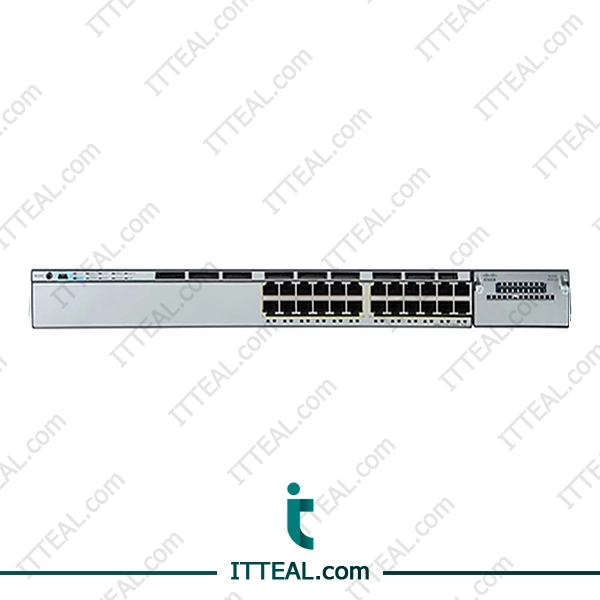 Front view of Cisco WS-C3750X-24P-S Catalyst