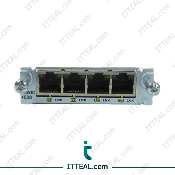 Cisco EHWIC-4ESG-P model with 4 x 10/100/1000Base-T WAN