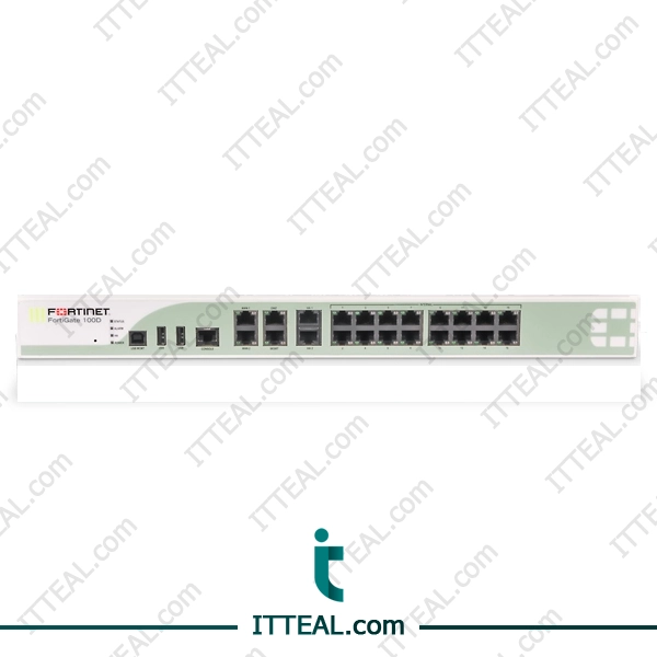 Fortinet FortiGate-100D Firewall with 22 10/100/1000 (RJ-45) ports