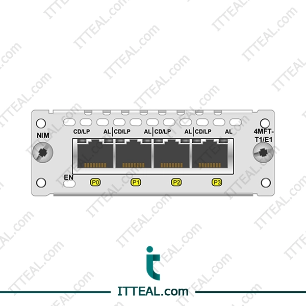 Cisco NIM-4MFT-T1/E1 Voice/WAN Module (4-port T1/E1) for ISR 4000 series