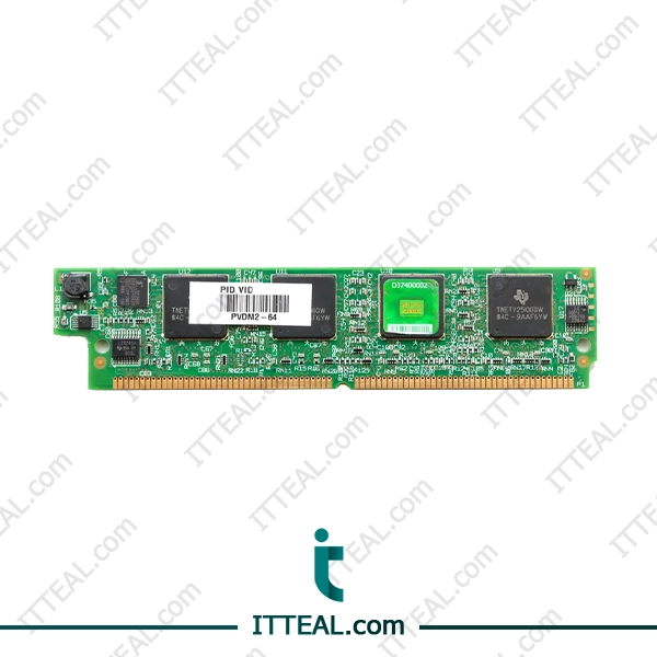 Front view Cisco PVDM2-64 DSP Module