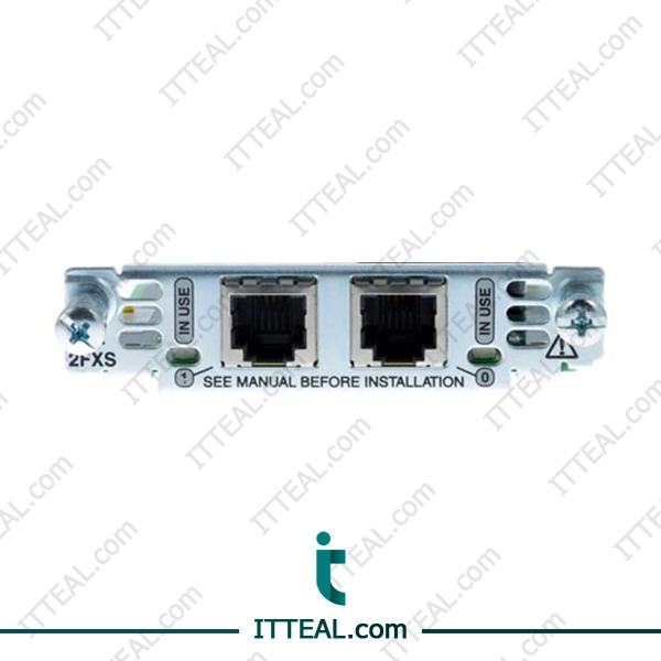 Cisco VIC2-2FXS model includes Two-port Voice Interface Card - FXS