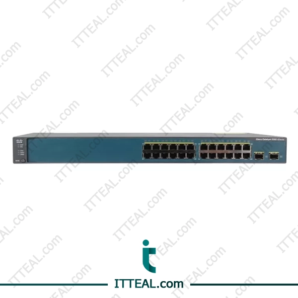 Front view of Cisco WS-C3560V2-24TS-S Catalyst