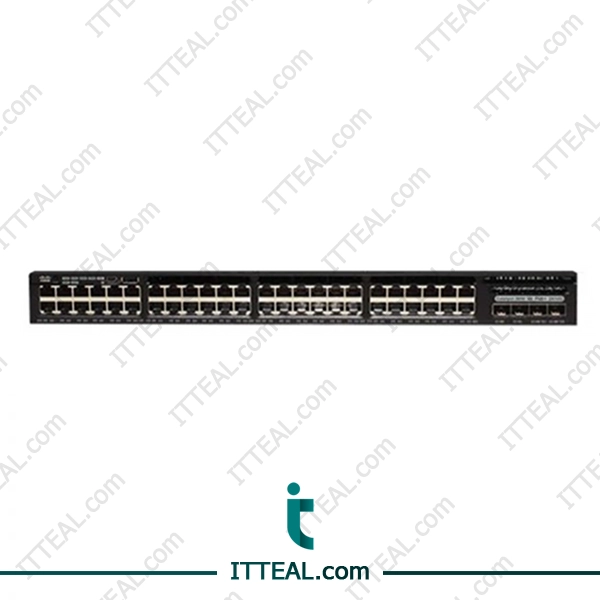 Front view of Cisco WS-C3650-48PD-L Catalyst