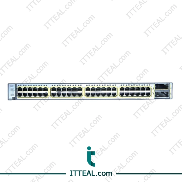 Cisco WS-C3750E-48TD-E Catalyst Rack-mountable 1U