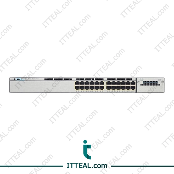 Front view of Cisco WS-C3750X-24U-S Catalyst