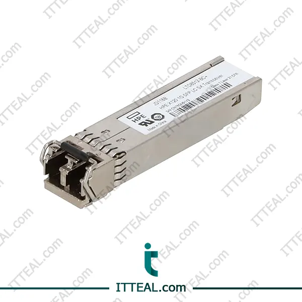 HP JD118B is a 1Gbps SX SFP transceiver, supporting up to 550m on multimode fiber