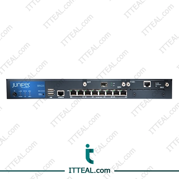 JUNIPER SRX220 Firewall 1RU Rack-mountable 2GB DRAM, 2GB CF