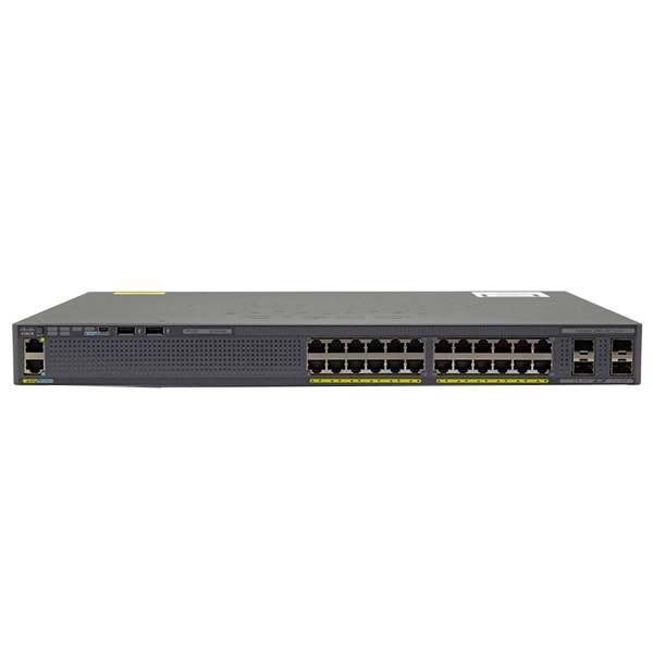 WS-C2960XR-24TS-I 24 Gigabit Ethernet ports with line-rate forwarding performance
