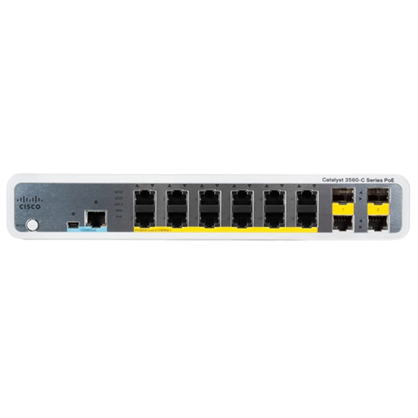 WS-C3560C-12PC-S Switching Capacity: The WS-C3560C-12PC-S boasts a high switching capacity, ensuring efficient data transfer and low latency. This is crucial for maintaining a responsive and reliable network, especially in environments with high data traffic.