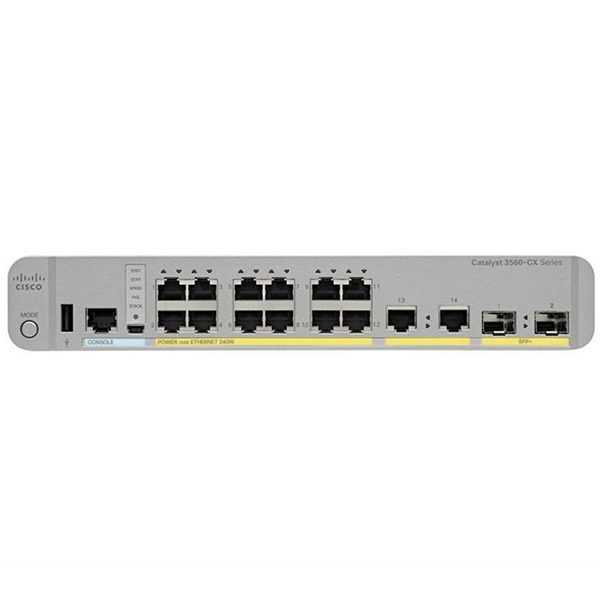 Cisco WS-C3560CX-12TC-S Rack-mountable - 1U IP Base.