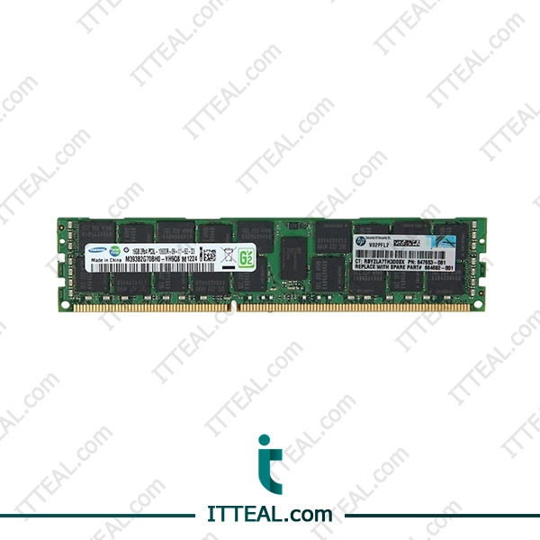 16GB 2Rx4 PC3L-10600R DDR3 ECC 1.35V Voltage and 16GB RAM Capacity