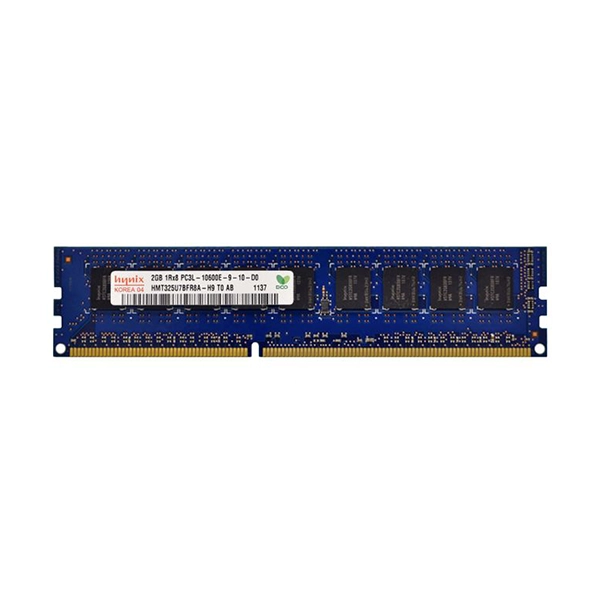 2GB 1Rx8 PC3-10600E UDIMM DDR3 with 1.5V voltage