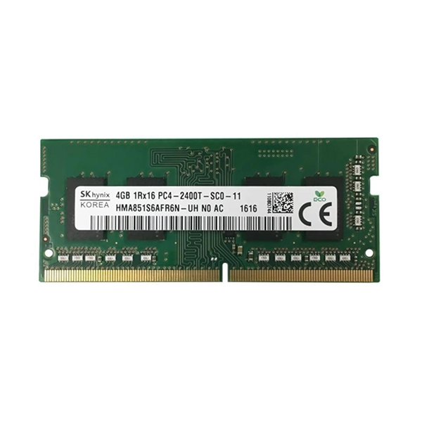 4GB 1Rx16 PC4-2400T DDR4 memory module with 2400 MT/s speed