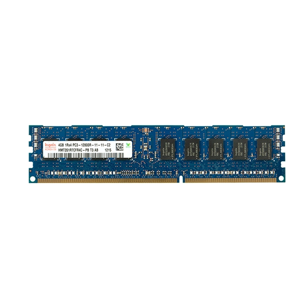 4GB 1Rx4- PC3-12800R DDR3 RDIMM 4GB capacity