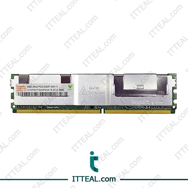 4GB 2Rx4 PC2-5300F DDR2 RAM, 667 MHz, ECC, 1.8V for server reliability. 4GB 2Rx4 PC2-5300F DDR2 RAM, 667 MHz, ECC, 1.8V for server reliability.