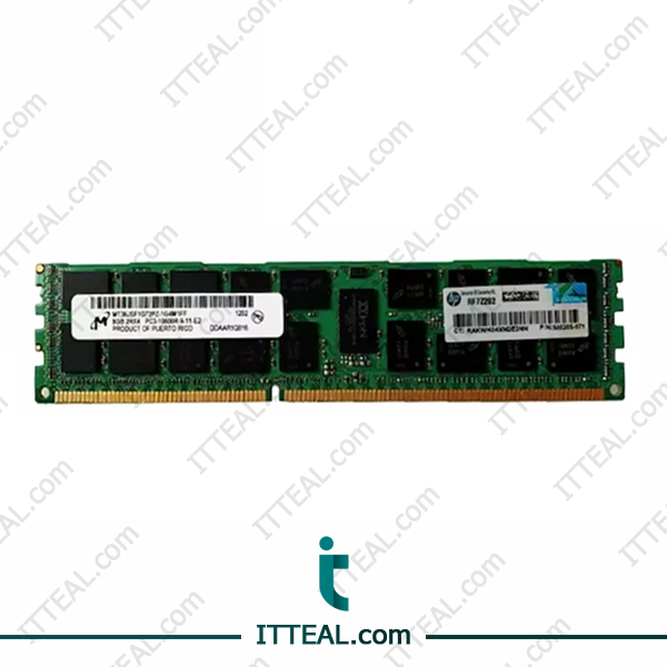 8GB 2Rx4 PC3-10600R DDR3 CL9 1.5V