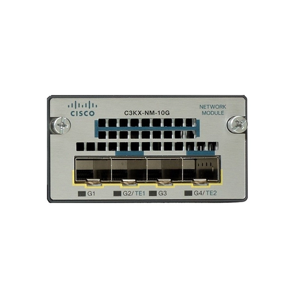 Cisco C3KX- NM-10G with Two 10GbE SFP+ ports.