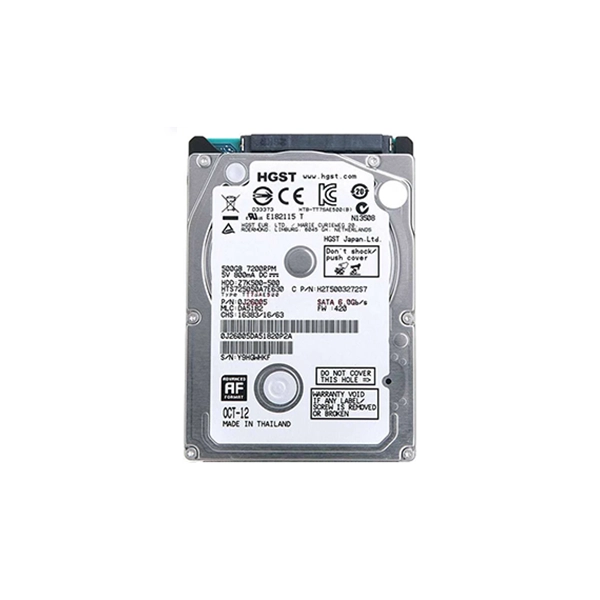 HGST 500GB 5400RPM HDD SATA III 6Gb/s interface