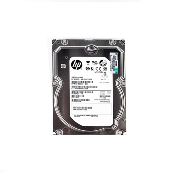 HP HDD 1TB 7200RPM SAS up to 6 Gb/s Transfer rate