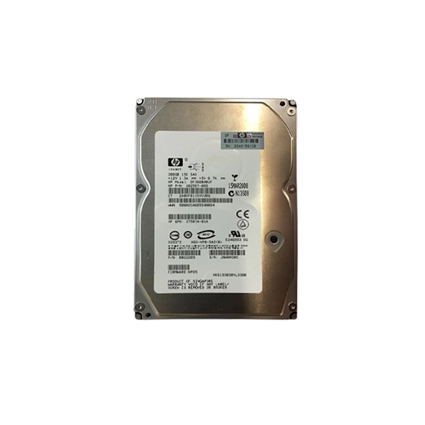 The HP 300GB 15K SAS hard drive is a high-performance