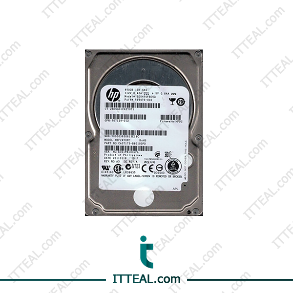 HP HDD 450GB 10K SAS 2.5 inch form factor