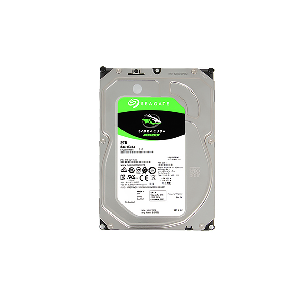 Seagate HDD 2TB 7.2K SATA: 2TB capacity, 7200 RPM speed, SATA interface, 3.5-inch form factor